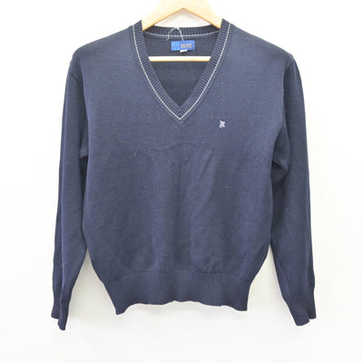 【中古】茨城県 並木中等教育学校 男子制服 2点 (ニット・ニットベスト) sf120392