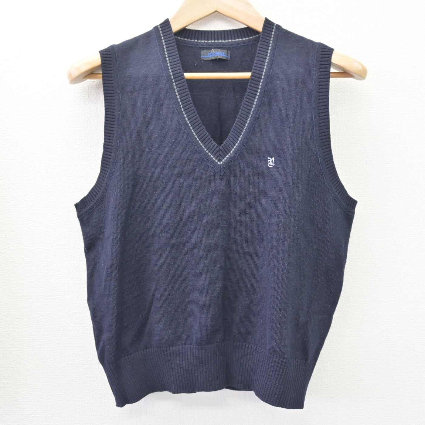 【中古】茨城県 並木中等教育学校 男子制服 2点 (ニット・ニットベスト) sf120392