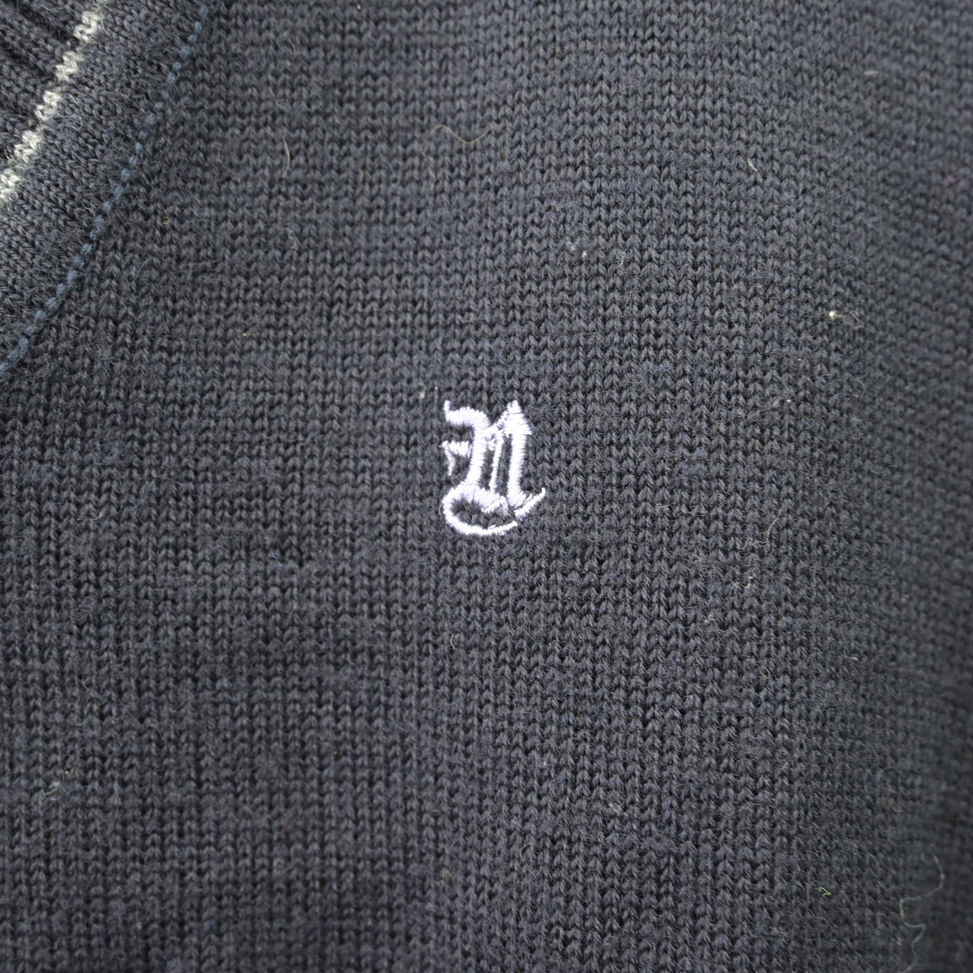 【中古】茨城県 並木中等教育学校 男子制服 2点 (ニット・ニットベスト) sf120392