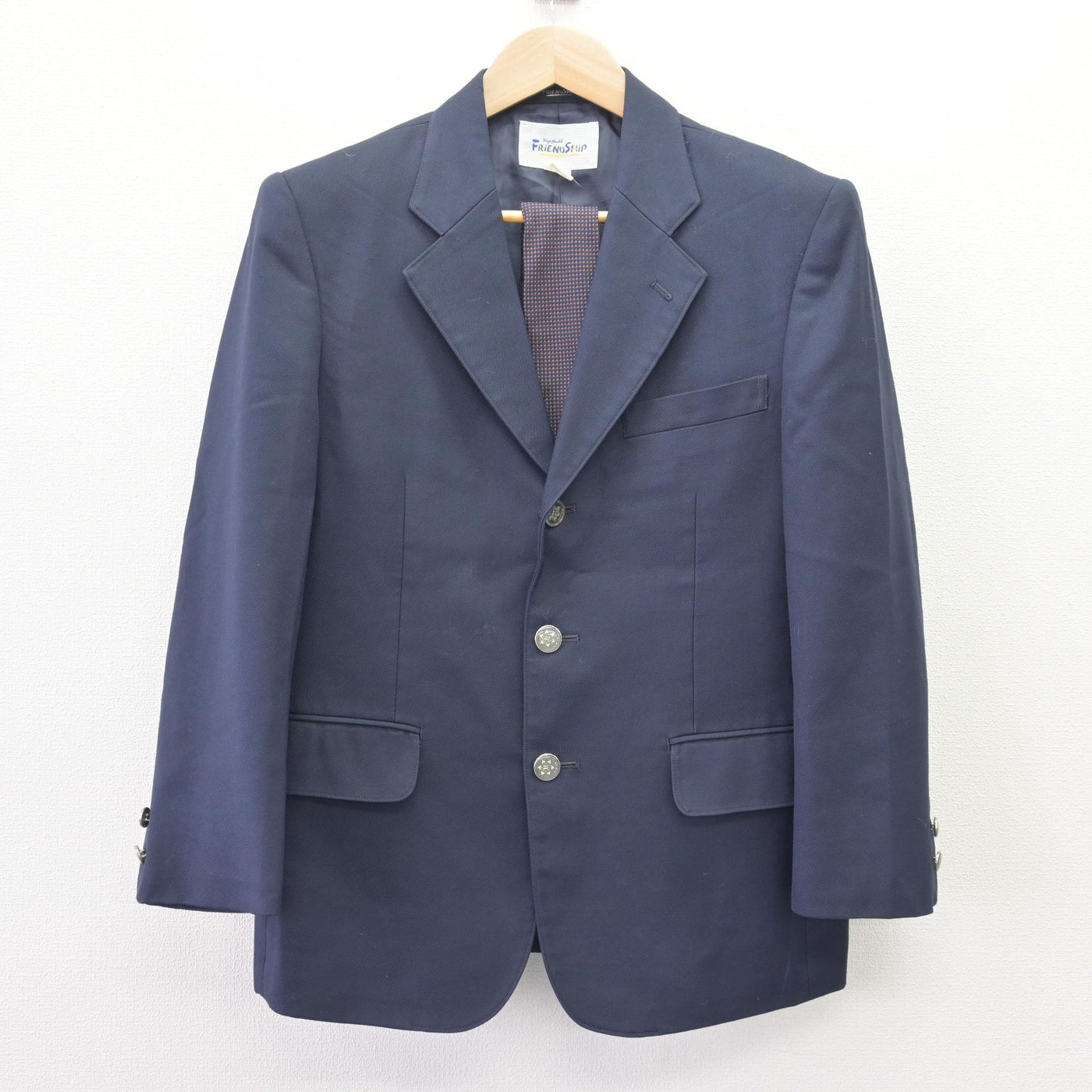 【中古】茨城県 並木中等教育学校 男子制服 2点 (ブレザー) sf120393