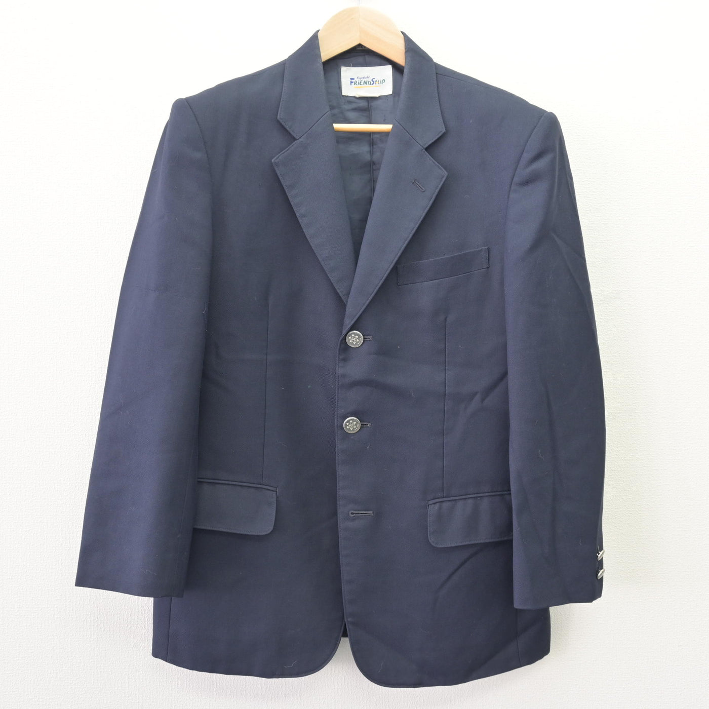 【中古】茨城県 並木中等教育学校 男子制服 2点 (ブレザー・ニット) sf120394