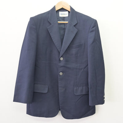 【中古】茨城県 並木中等教育学校 男子制服 2点 (ブレザー・ニット) sf120394