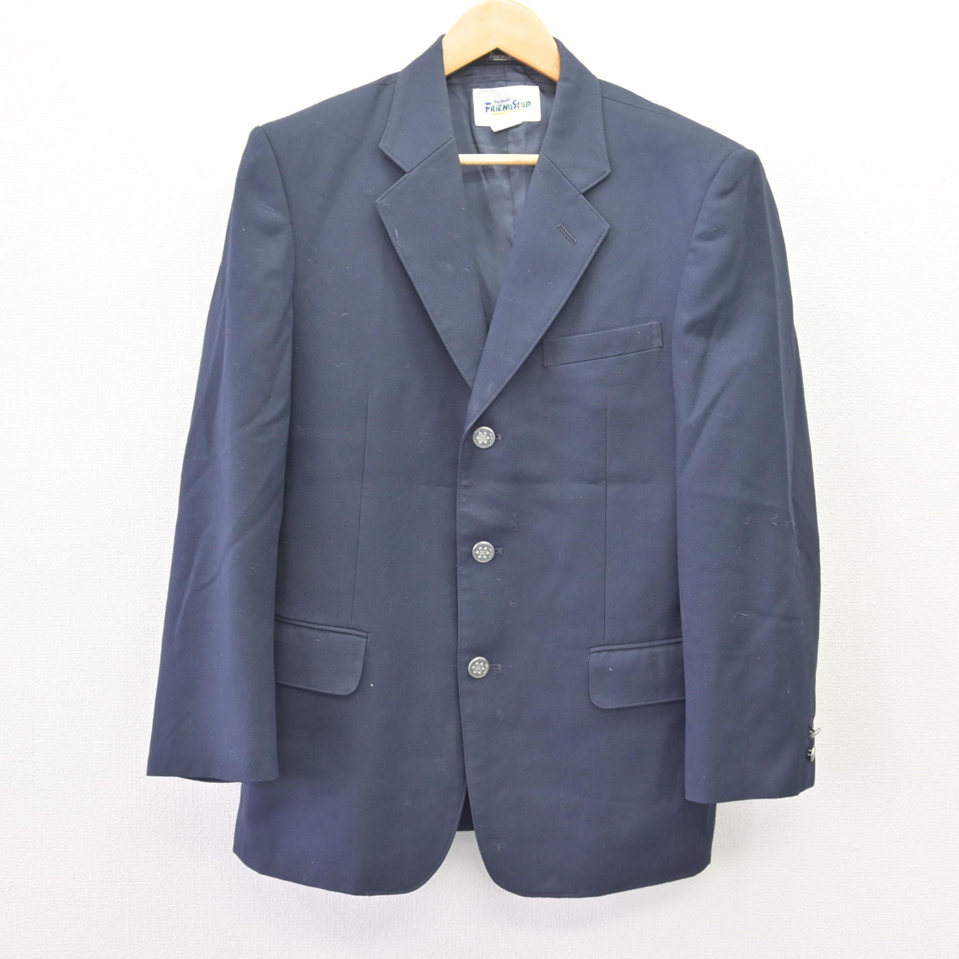 【中古】茨城県 並木中等教育学校 男子制服 2点 (ブレザー・ニットベスト) sf120395