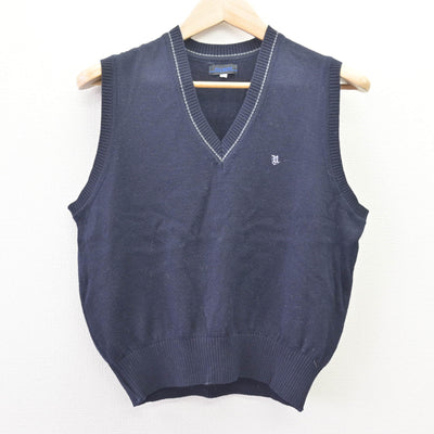 【中古】茨城県 並木中等教育学校 男子制服 2点 (ブレザー・ニットベスト) sf120395