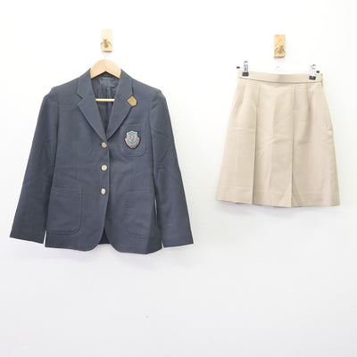 【中古】茨城県 土浦日本大学高等学校 女子制服 2点 (ブレザー・スカート) sf120401
