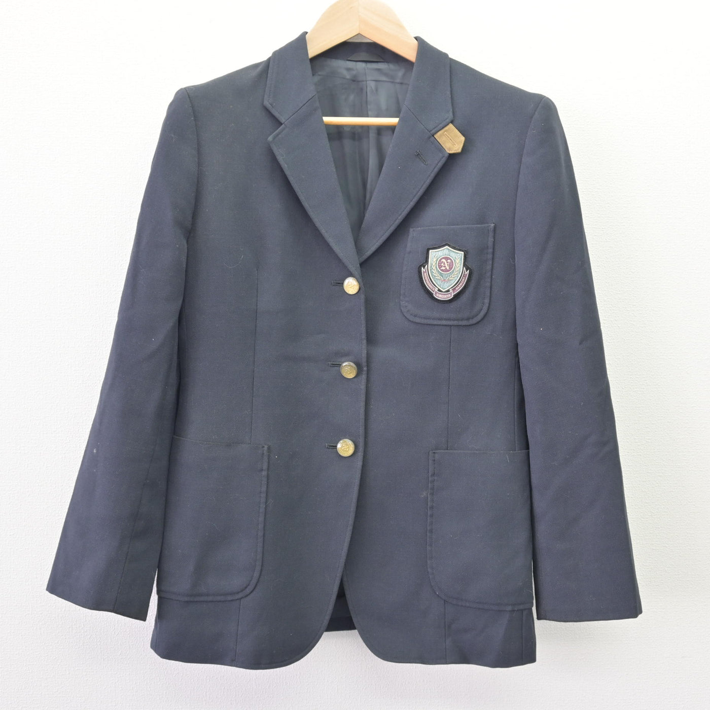 【中古】茨城県 土浦日本大学高等学校 女子制服 2点 (ブレザー・スカート) sf120402