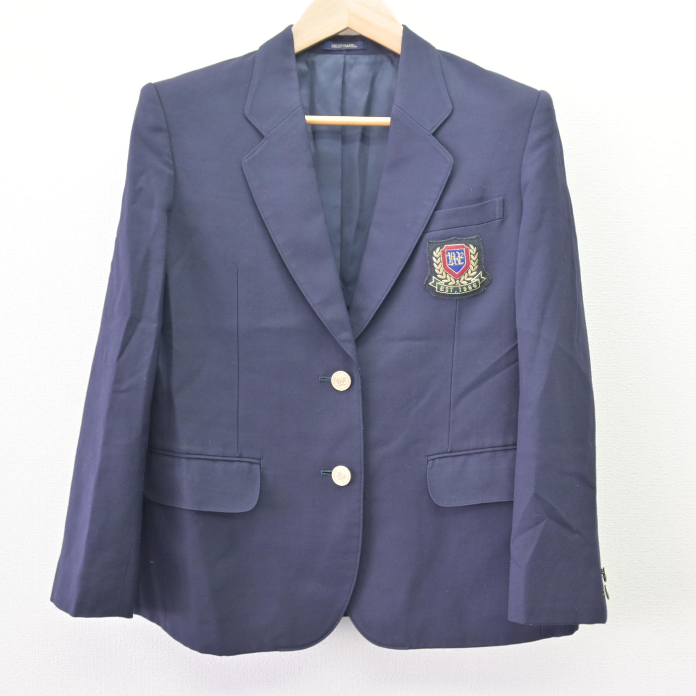 【中古】茨城県 牛久栄進高等学校 女子制服 3点 (ブレザー・スカート) sf120404