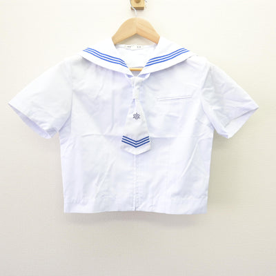 【中古】福岡県 香住丘高等学校 女子制服 3点 (セーラー服・スカート) sf120430