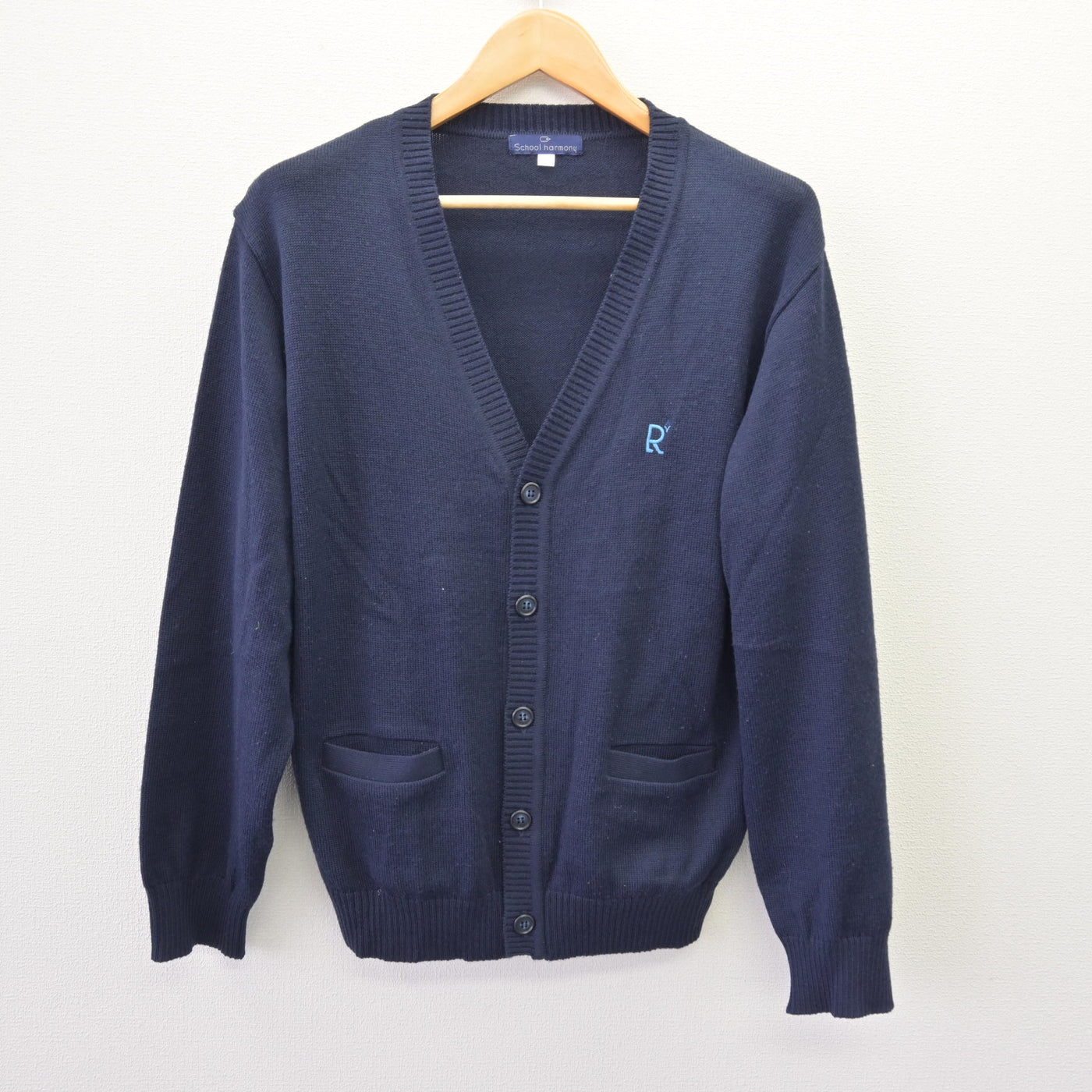【中古】京都府 京都両洋高等学校 男子制服 2点 (ニット・シャツ) sf120441