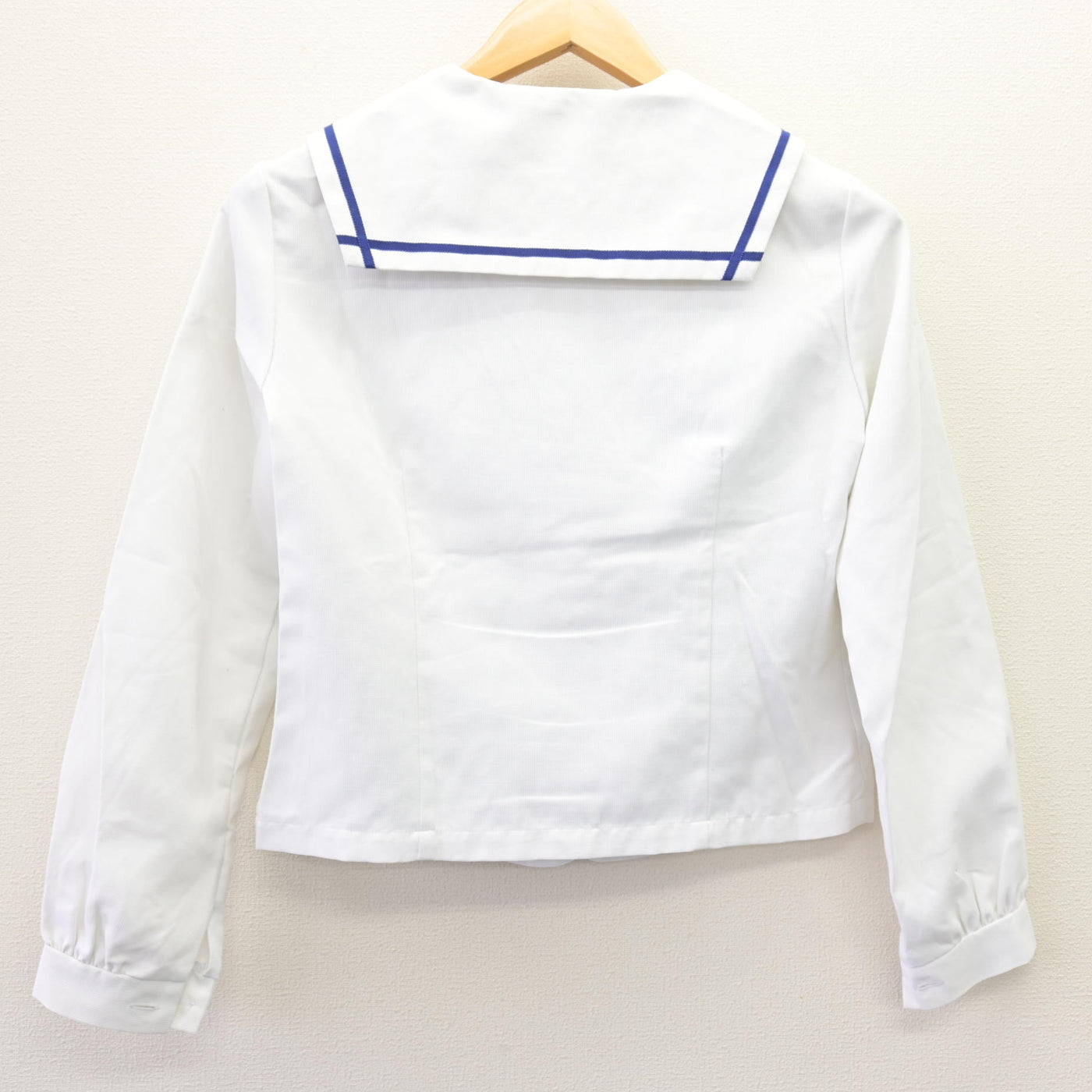 【中古】神奈川県 カリタス女子中学高等学校 女子制服 3点 (ニット・ブラウス) sf120453