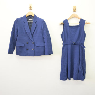 【中古】神奈川県 カリタス女子中学高等学校/旧制服 女子制服 2点 (ブレザー・ジャンパースカート) sf120460