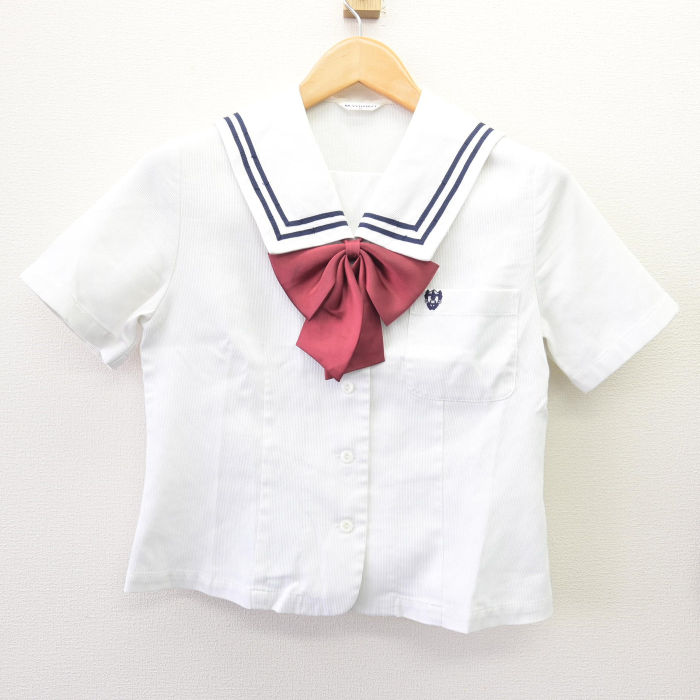 【中古】神奈川県 カリタス女子中学高等学校/旧制服 女子制服 3点 (ブラウス・スカート) sf120461
