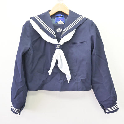 【中古】千葉県 柏第四中学校 女子制服 3点 (セーラー服・ジャンパースカート) sf120466