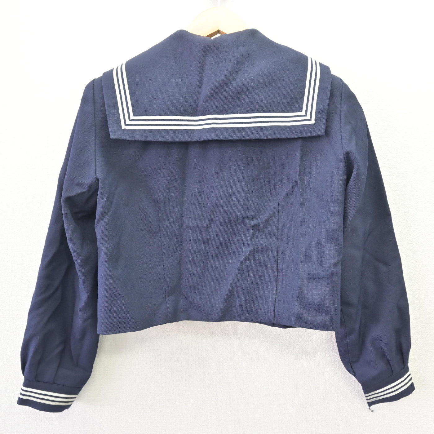 【中古】千葉県 柏第四中学校 女子制服 3点 (セーラー服・ジャンパースカート) sf120466