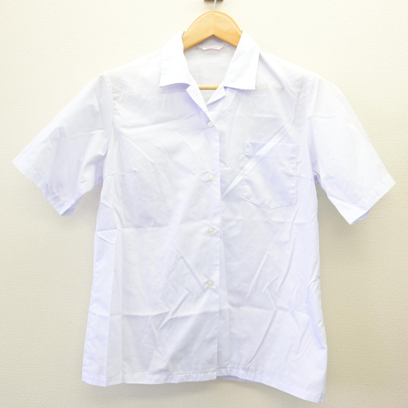 【中古】千葉県 柏第四中学校 女子制服 2点 (シャツ・ジャンパースカート) sf120467