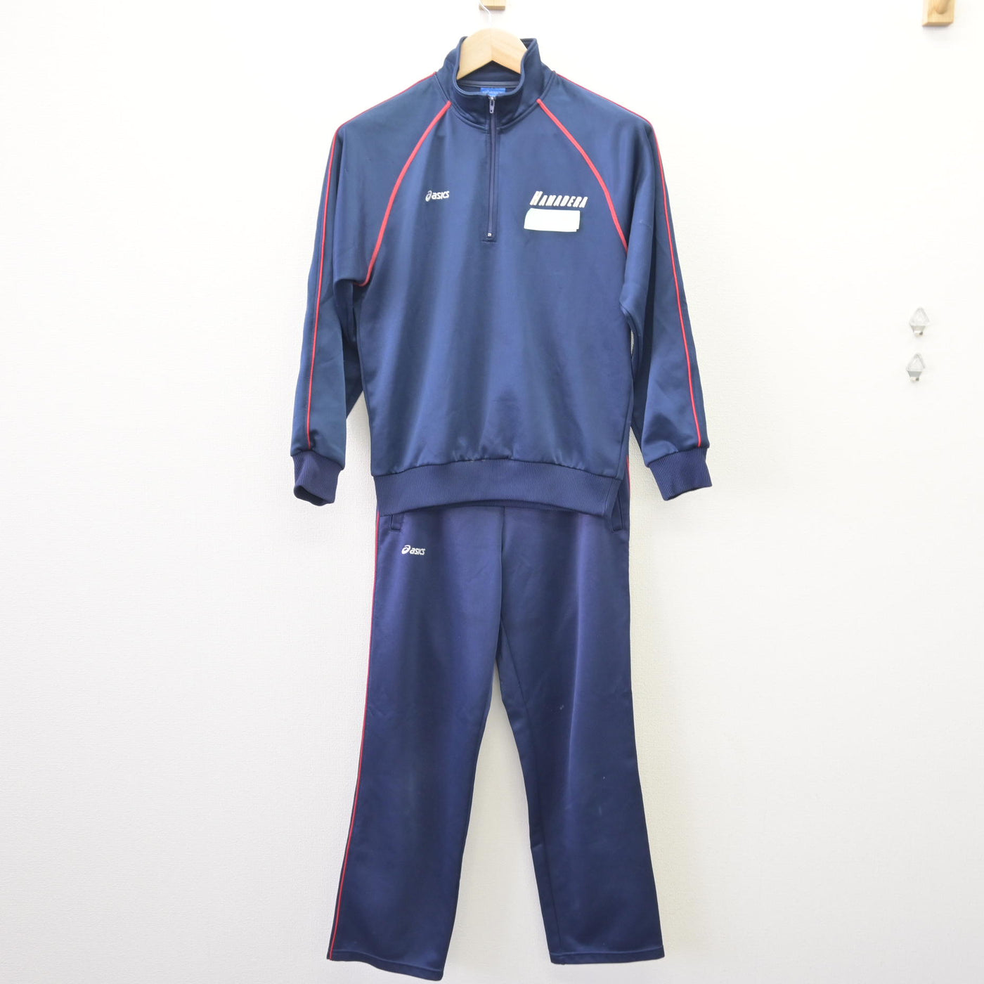 【中古】大阪府 浜寺中学校 女子制服 2点 (ジャージ 上・ジャージ 下) sf120478