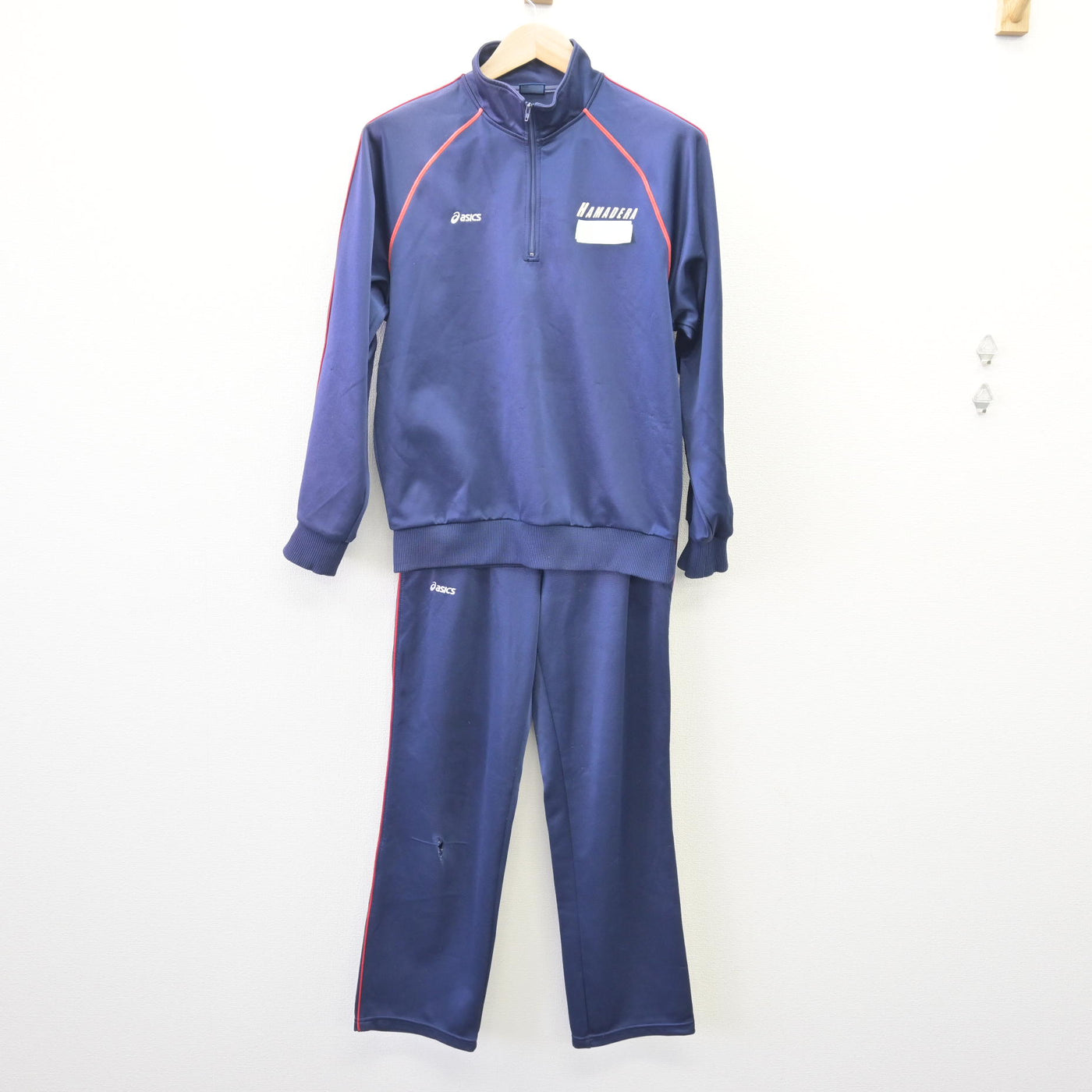 【中古】大阪府 浜寺中学校 女子制服 2点 (ジャージ 上・ジャージ 下) sf120479