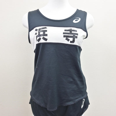 【中古】大阪府 浜寺中学校/陸上部ユニフォーム 女子制服 2点 (部活ユニフォーム 上・部活ユニフォーム 下) sf120481