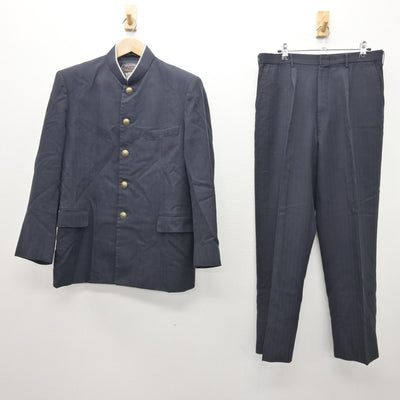 【中古】岩手県 盛岡工業高等学校 男子制服 2点 (学ラン・ズボン) sf120493