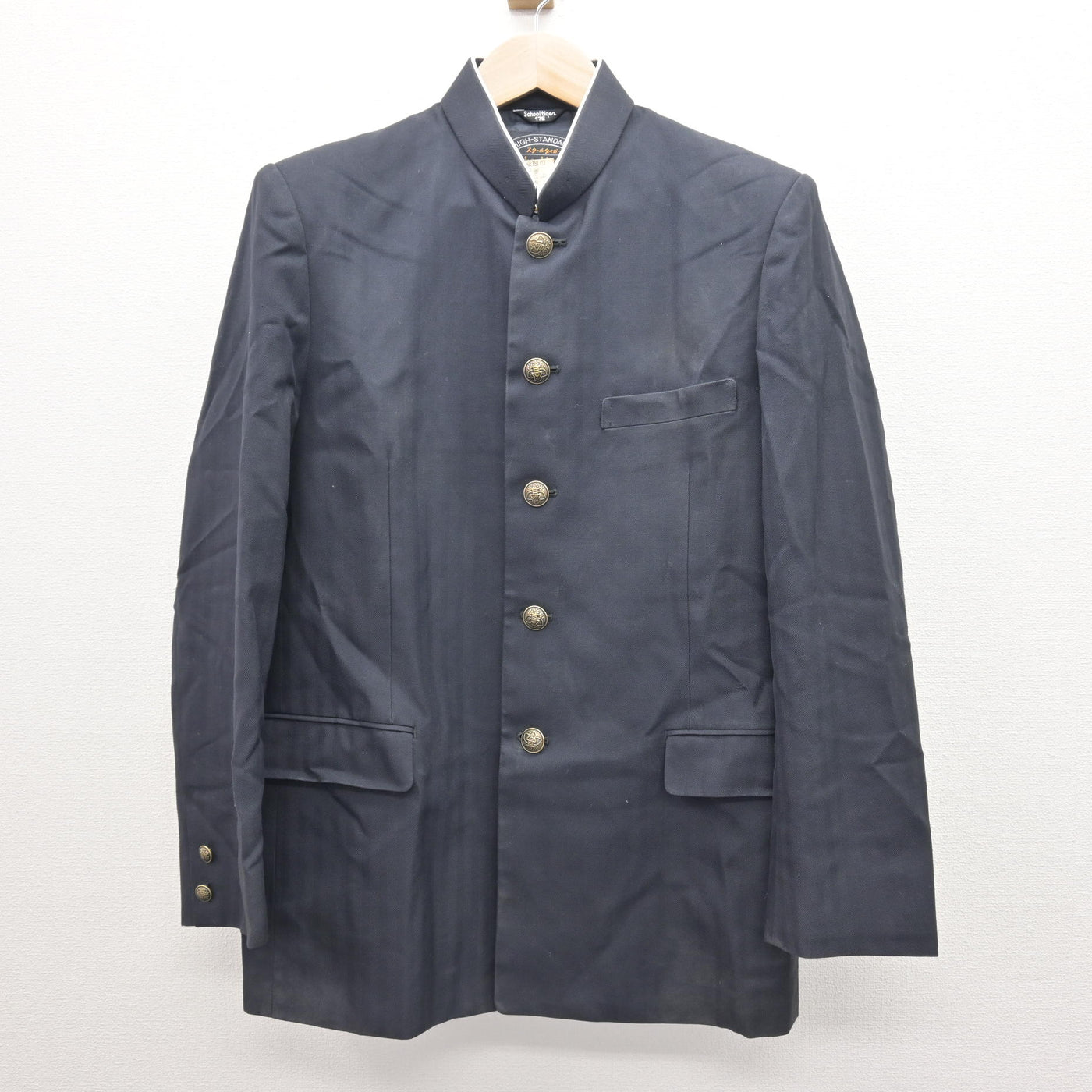 【中古】岩手県 盛岡工業高等学校 男子制服 1点 (学ラン) sf120494