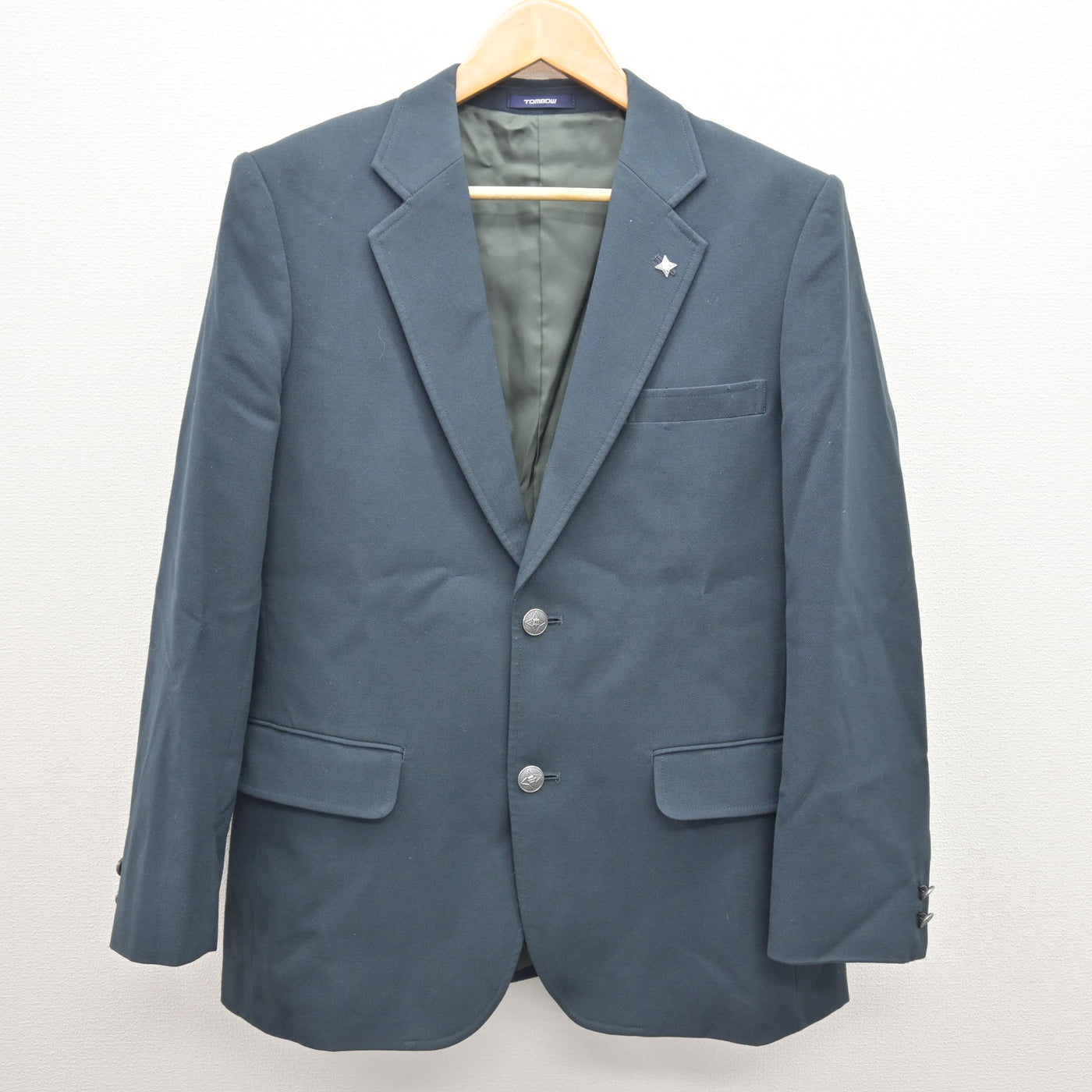 【中古】岩手県 黒石野中学校 男子制服 4点 (ブレザー・ズボン) sf120497