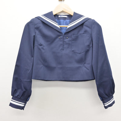 【中古】高知県 土佐女子高等学校 女子制服 2点 (セーラー服・スカート) sf120505