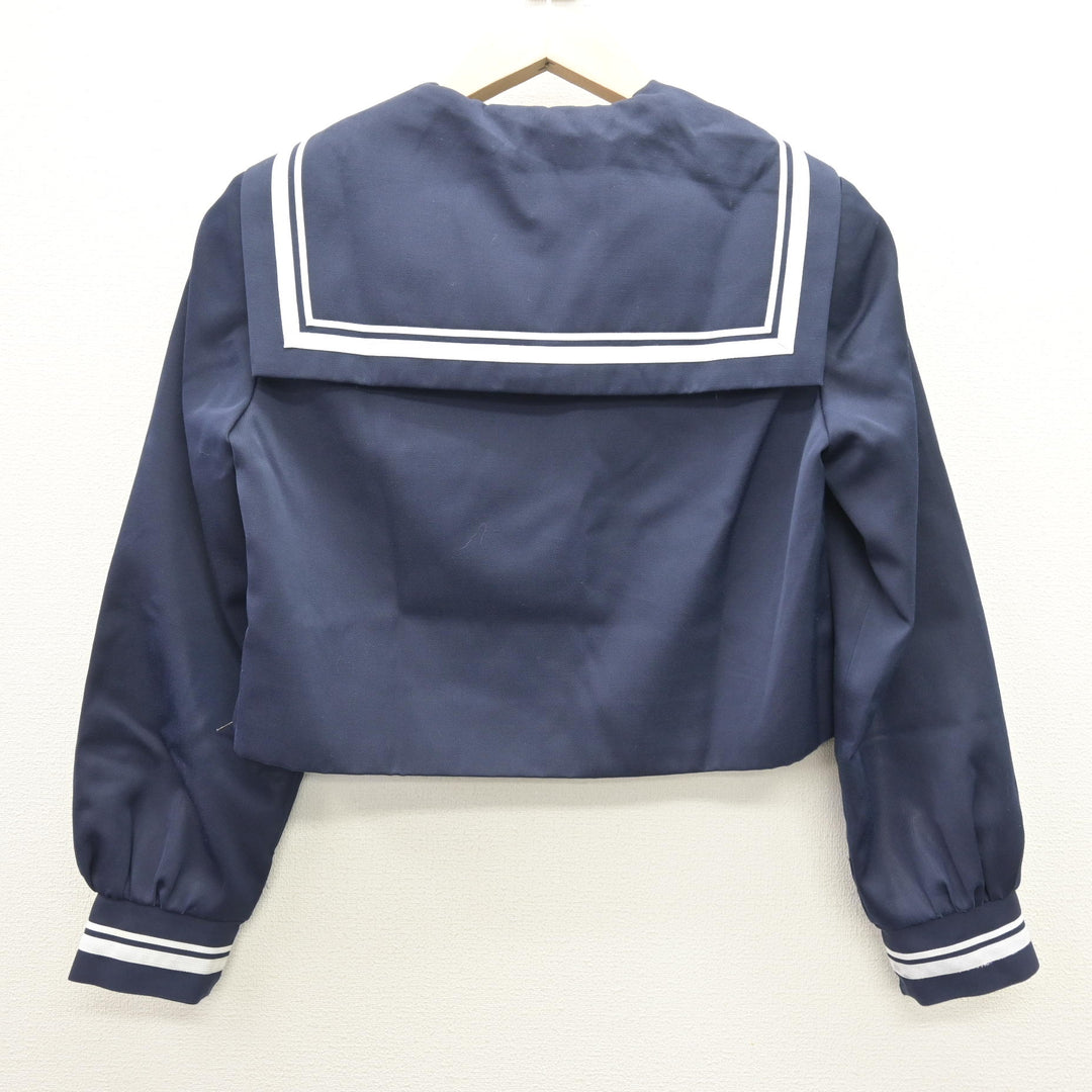 中古】高知県 土佐女子高等学校 女子制服 2点 (セーラー服・スカート