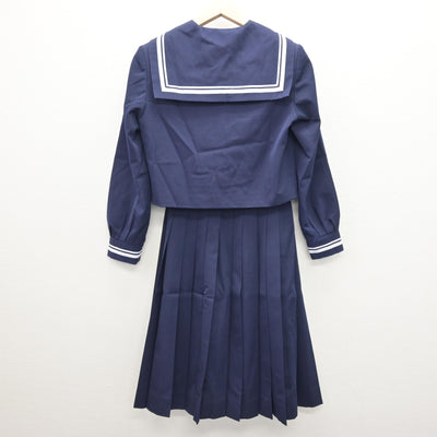 【中古】高知県 土佐女子高等学校 女子制服 2点 (セーラー服・スカート) sf120507