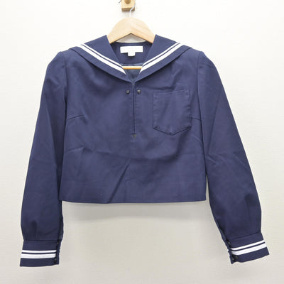 【中古】高知県 土佐女子高等学校 女子制服 2点 (セーラー服・スカート) sf120507