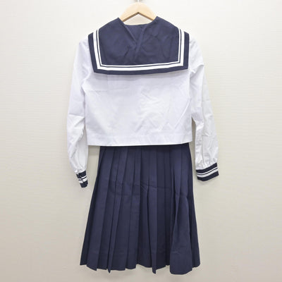 【中古】高知県 土佐女子高等学校 女子制服 2点 (セーラー服・スカート) sf120509