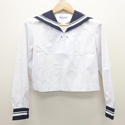 【中古】高知県 土佐女子高等学校 女子制服 2点 (セーラー服・スカート) sf120509