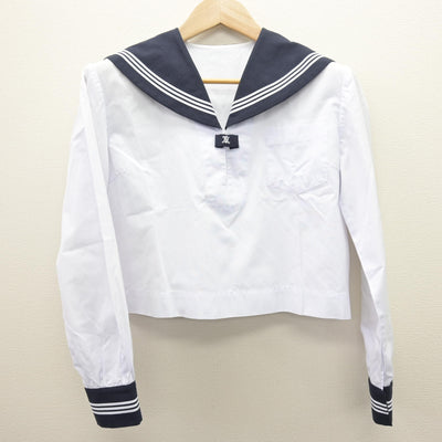 【中古】高知県 高知商業高等学校 女子制服 2点 (セーラー服・スカート) sf120510