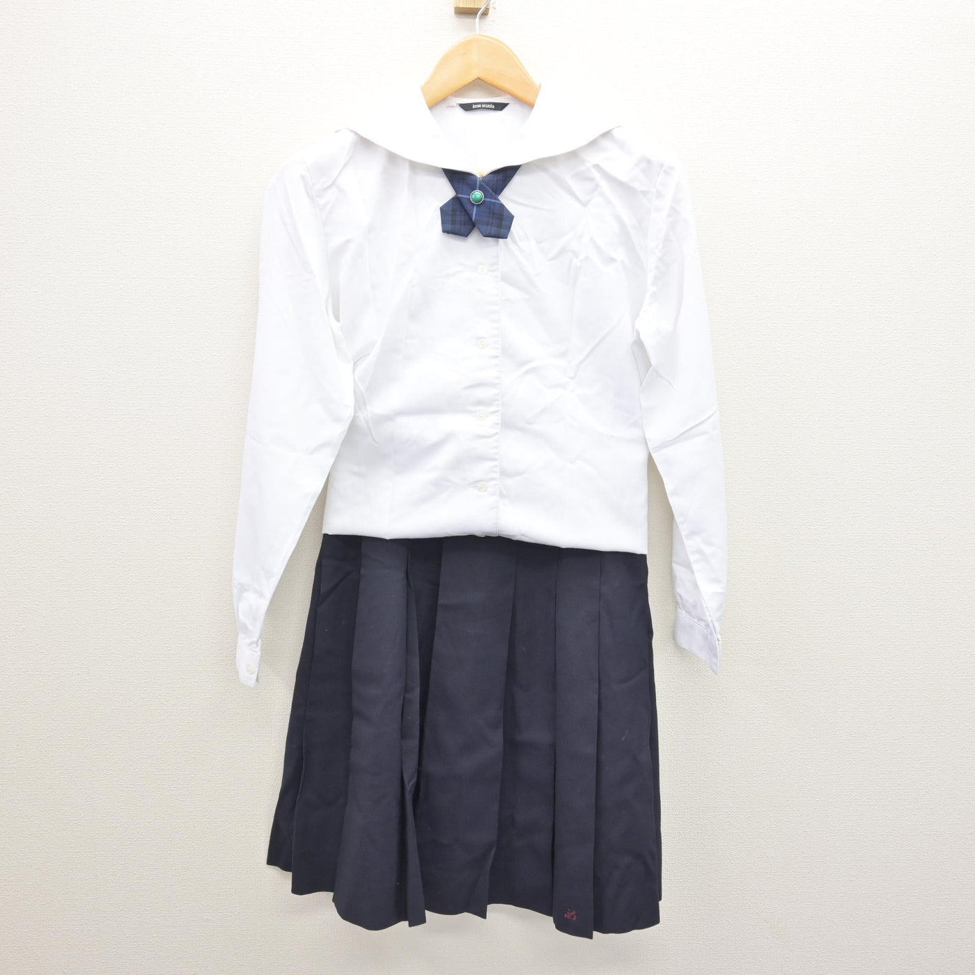 【中古】栃木県 文星女子高等学校 女子制服 4点 (ブレザー・セーラー服・スカート) sf120514
