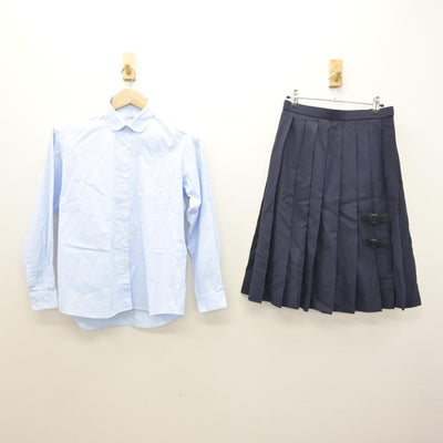 【中古】秋田県 大館国際情報学院高等学校 女子制服 5点 (ブレザー・ニットベスト・ブラウス・スカート) sf120519