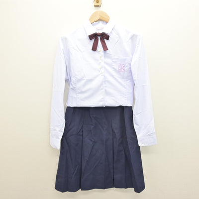 【中古】奈良県 奈良県立高田高等学校 女子制服 4点 (ブレザー・シャツ・スカート) sf120528