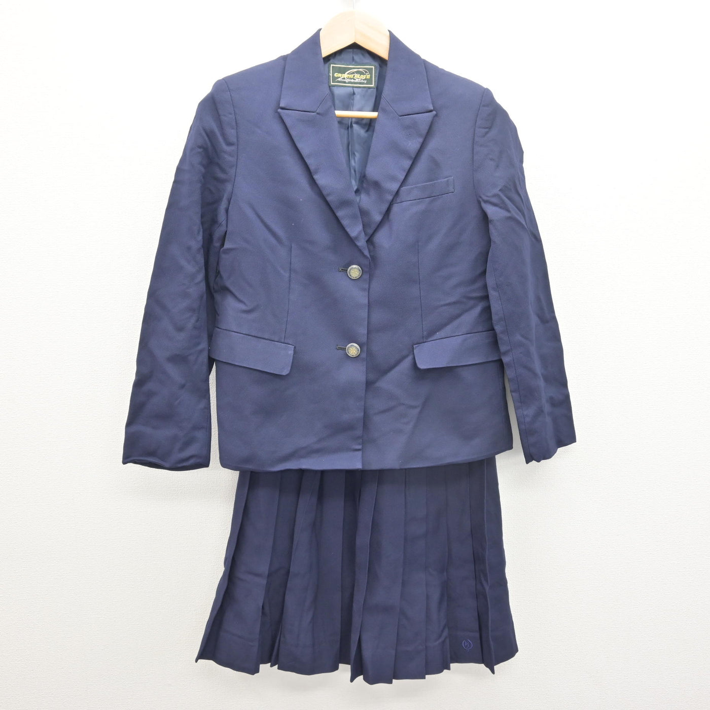 【中古】埼玉県 大宮高等学校 女子制服 3点 (ブレザー・スカート) sf120534