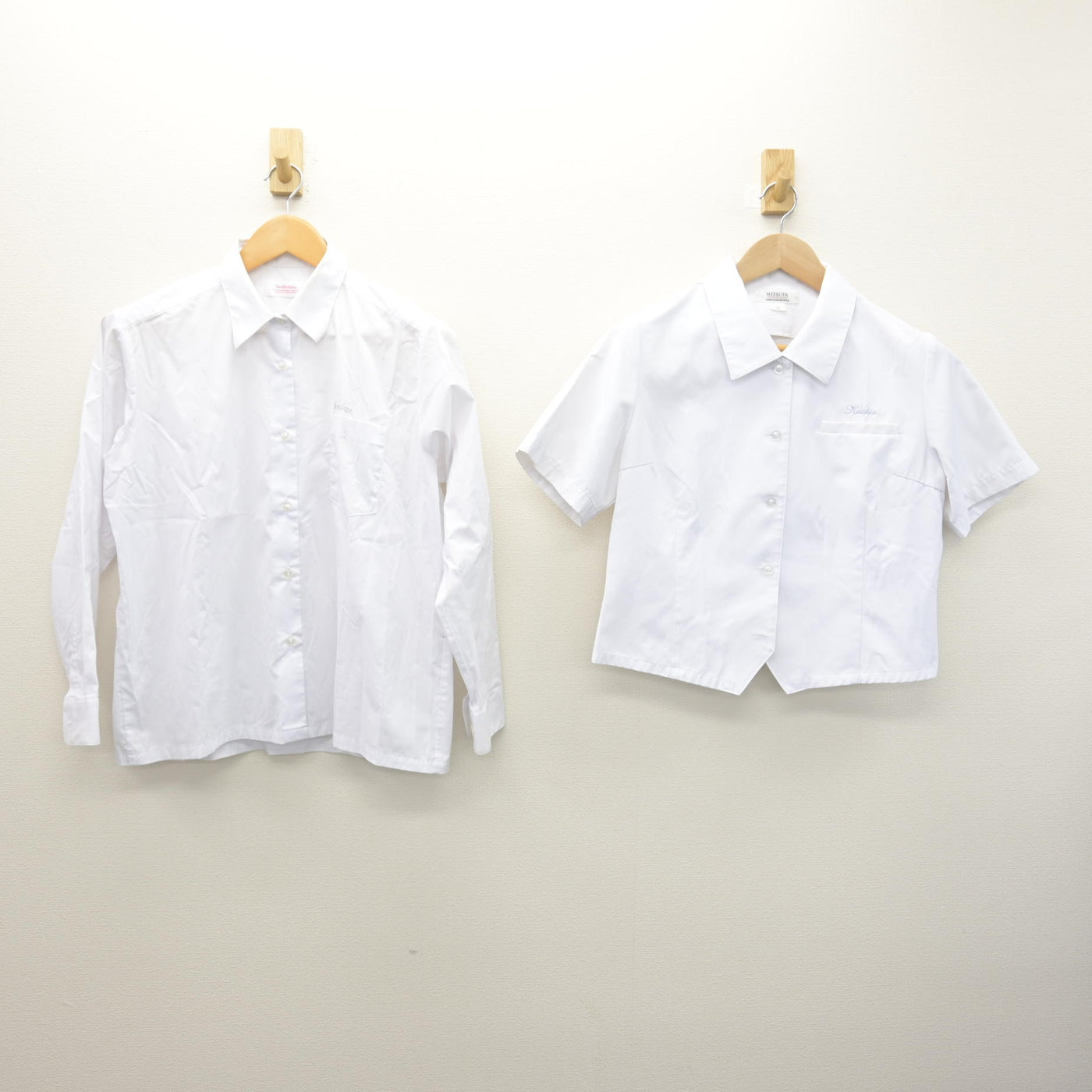 【中古】熊本県 開新高等学校 女子制服 3点 (シャツ・ブラウス) sf120540