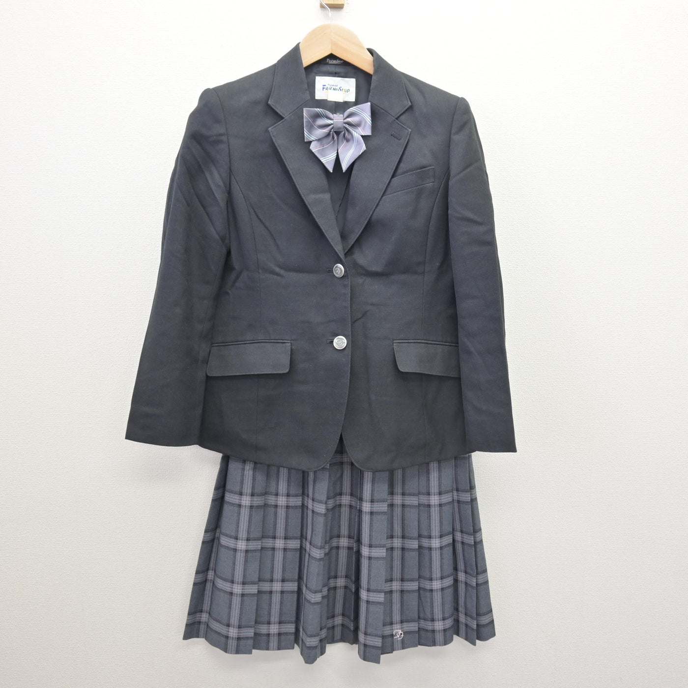 【中古】東京都 立川第四中学校 女子制服 3点 (ブレザー・スカート) sf120544