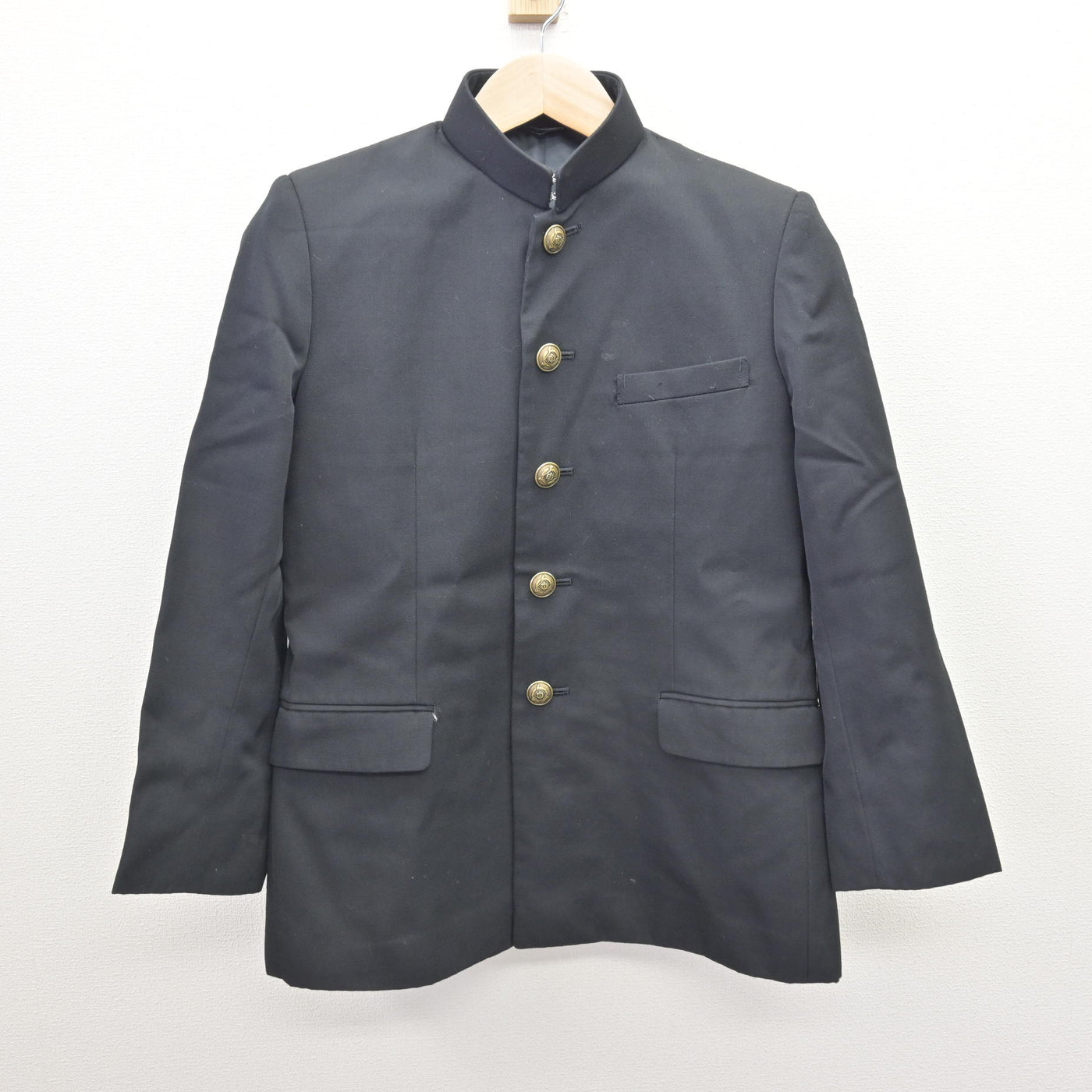 【中古】茨城県 朝日中学校 男子制服 2点 (学ラン・ズボン) sf120546