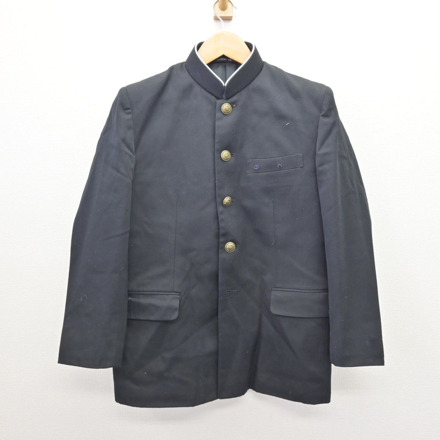 【中古】茨城県 朝日中学校 男子制服 2点 (学ラン・ズボン) sf120547