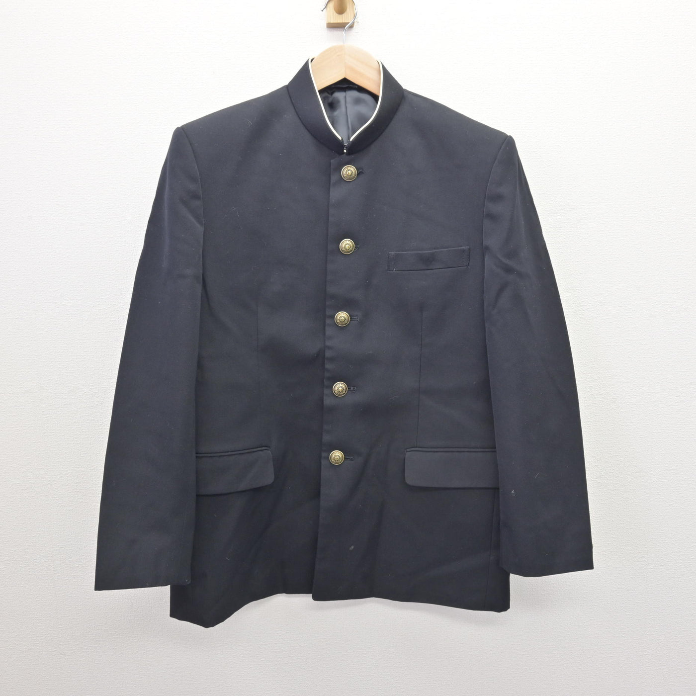 【中古】茨城県 朝日中学校 男子制服 2点 (学ラン・ズボン) sf120548