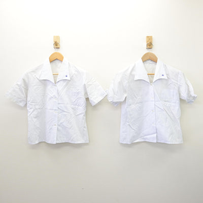 【中古】茨城県 愛国学園大学附属龍ヶ崎高等学校/旧制服 女子制服 3点 (シャツ・ジャンパースカート) sf120550