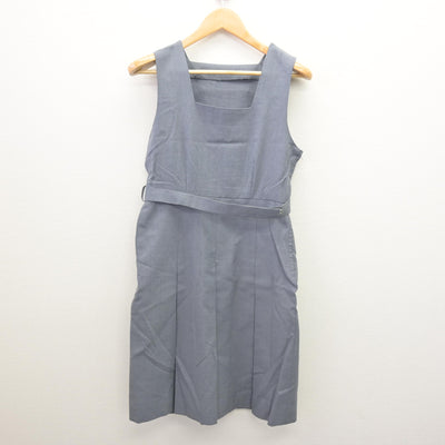 【中古】茨城県 愛国学園大学附属龍ヶ崎高等学校/旧制服 女子制服 3点 (シャツ・ジャンパースカート) sf120550