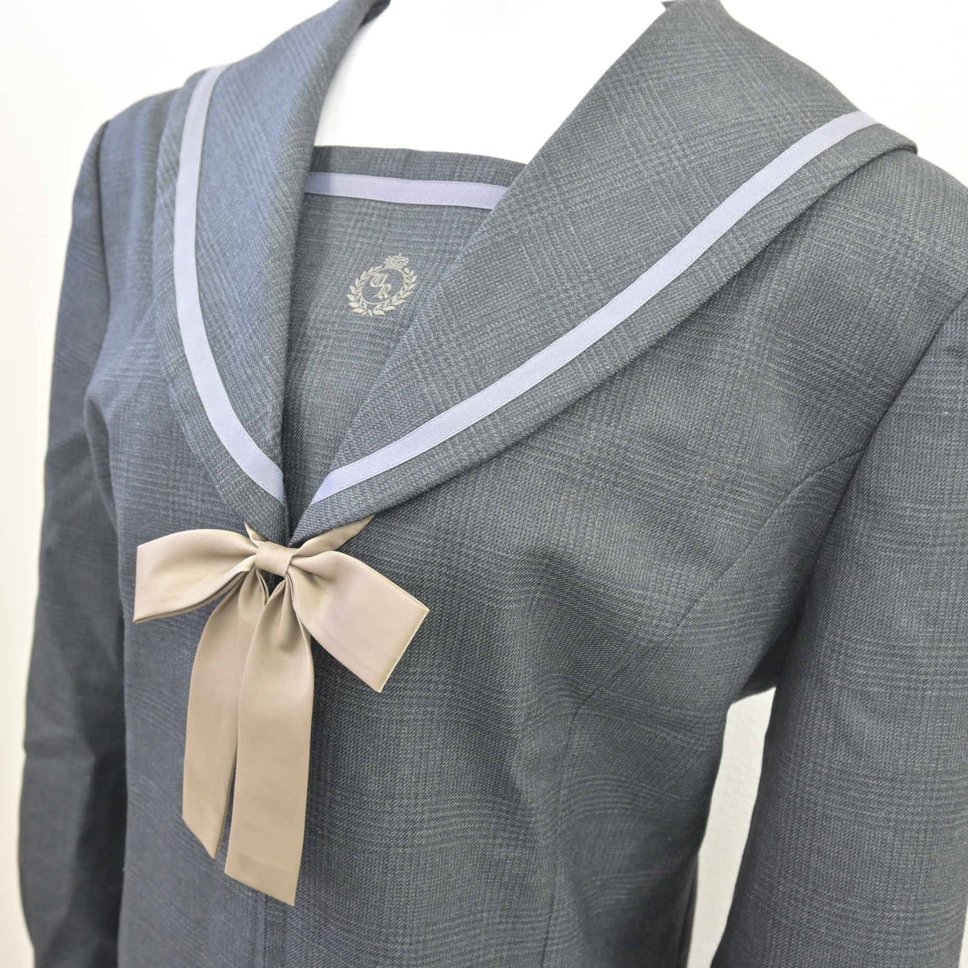 【中古】埼玉県 浦和麗明高等学校 女子制服 3点 (セーラー服・スカート) sf120556