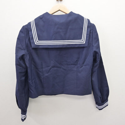 【中古】埼玉県 川口市立西中学校 女子制服 3点 (セーラー服・ジャンパースカート) sf120568