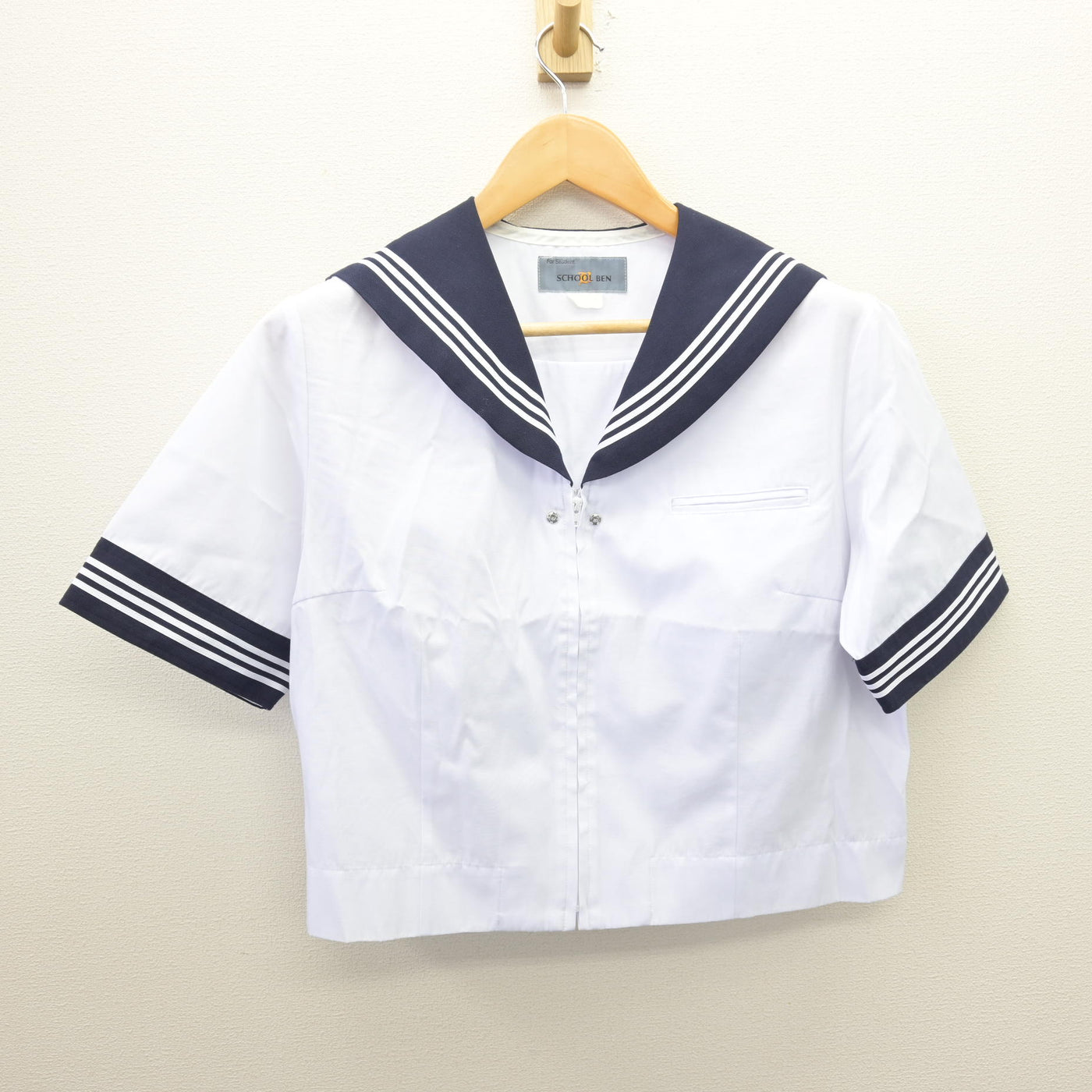【中古】埼玉県 川口市立西中学校 女子制服 2点 (セーラー服・スカート) sf120569