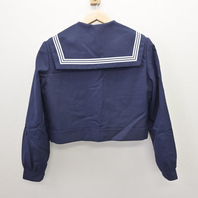 【中古】福岡県 花尾中学校 女子制服 2点 (セーラー服・ジャンパースカート) sf120570