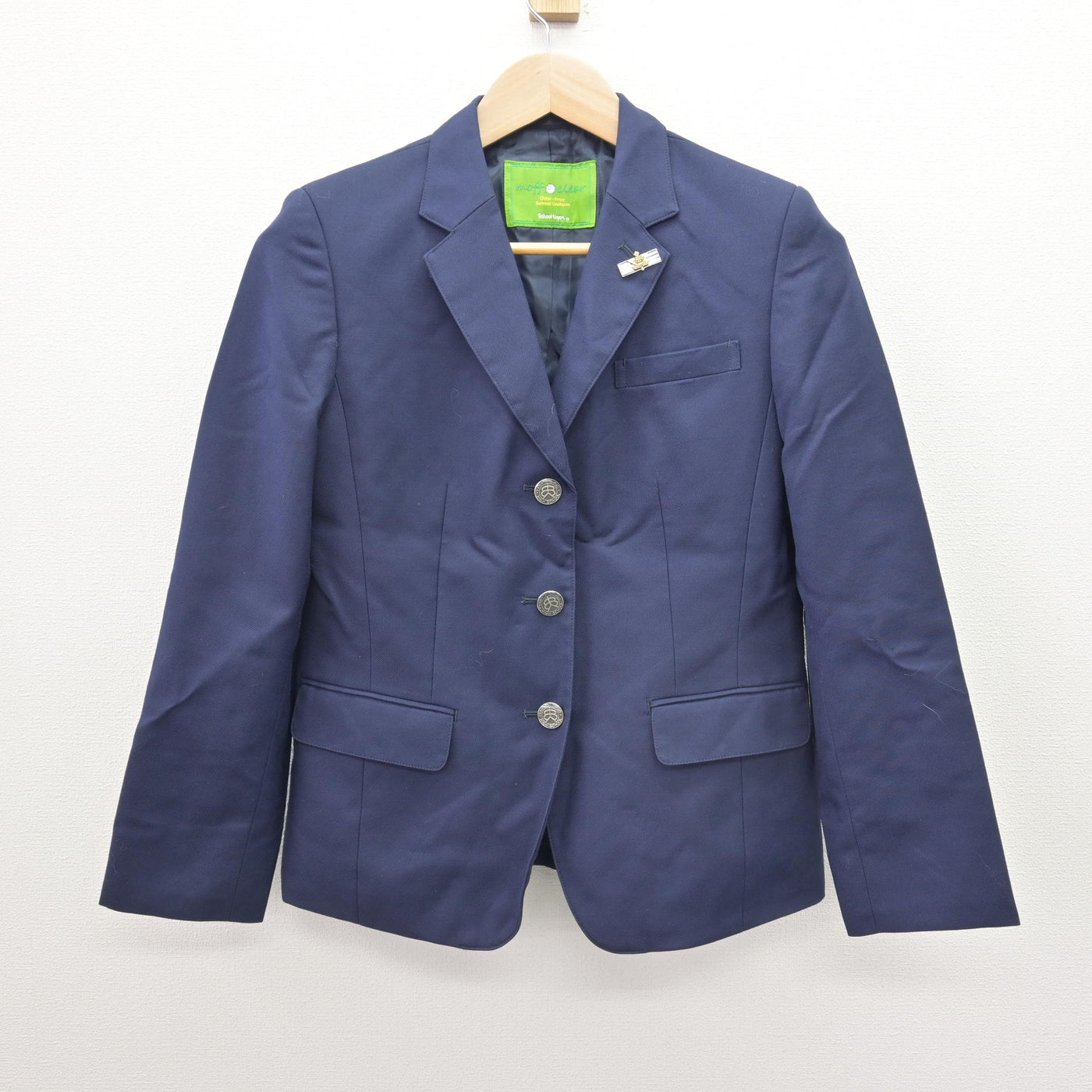 【中古】福岡県 八幡中央高等学校 女子制服 5点 (ブレザー・シャツ・スカート) sf120571