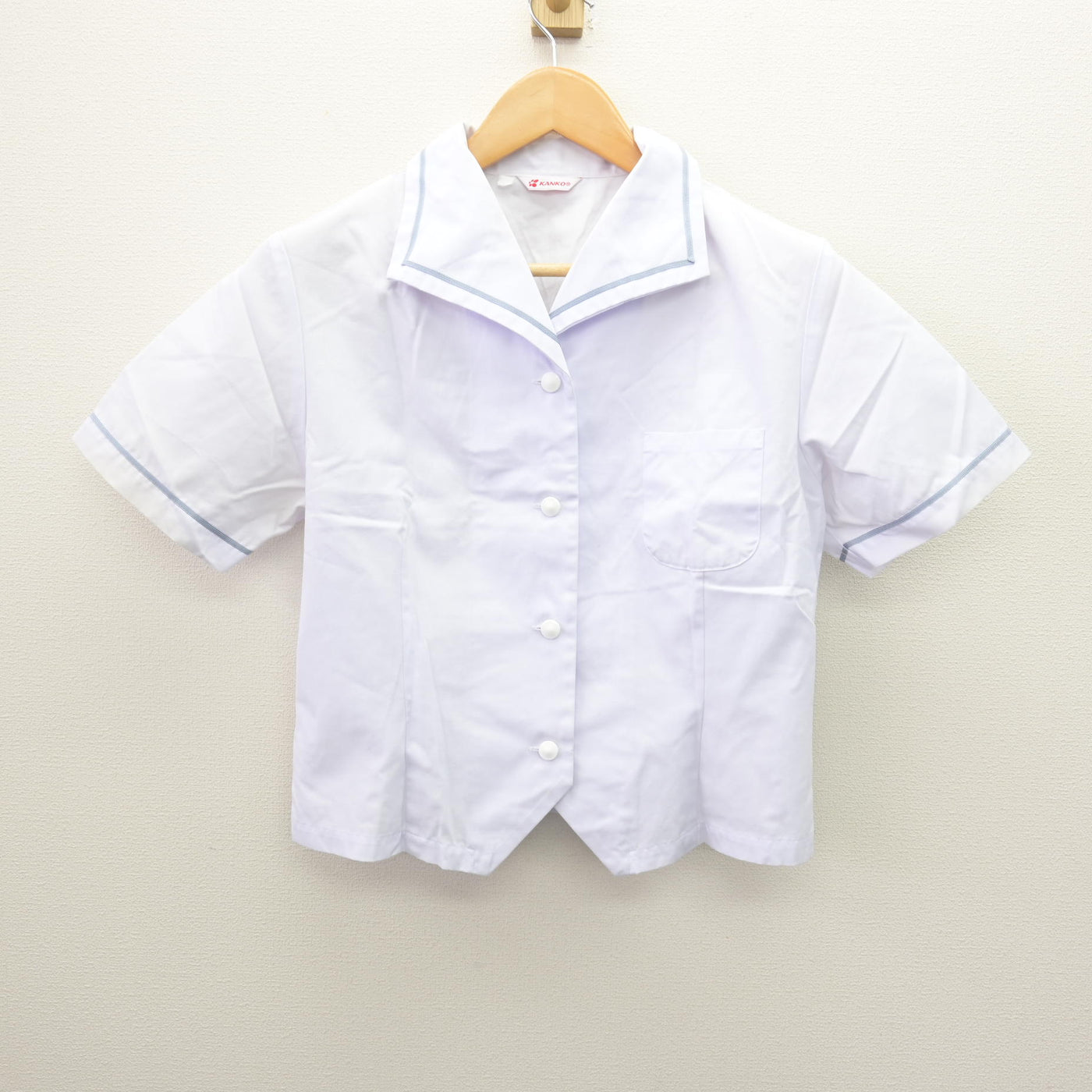【中古】福岡県 八幡中央高等学校 女子制服 2点 (シャツ・スカート) sf120573