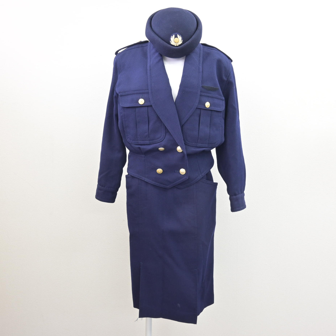 【中古】 JAL 日本航空（７代目） 女子制服 3点 (ブレザー・スカート) sf120576